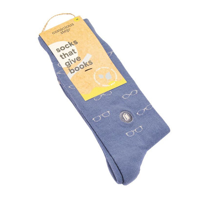 Conscience Step socks that give books