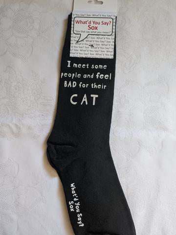 I meet some people and feel BAD for their CAT WYS-109 UNISEX