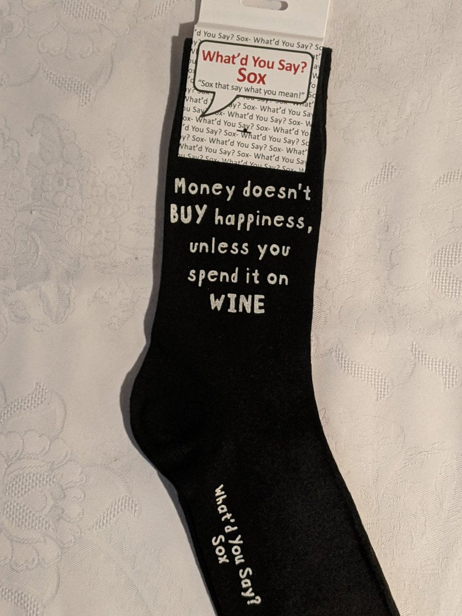 Money doesn't BUY happiness, unless you spend it on WINE WYS-94 UNISEX