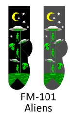 Alien Mens Sock fm-101 -