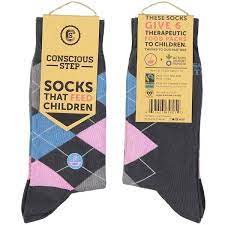 Conscience step socks -feed the children