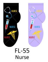 Nurse No Show Socks - FL-55