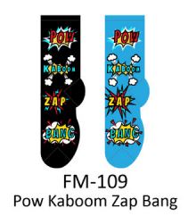 Pow Kaboom Mens socks - FM-109